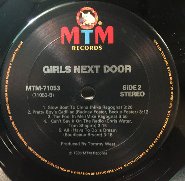 Girls Next Door : The Girls Next Door (LP)