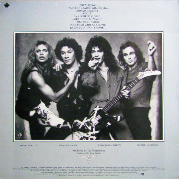 Van Halen : Women And Children First (LP, Album, Imp)