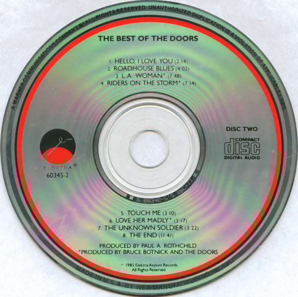 The Doors : The Best Of The Doors (2xCD, Comp, RE, RM, SRC)