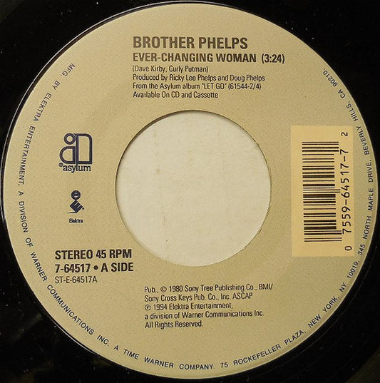 Brother Phelps : Ever-Changing Woman (7", Single)