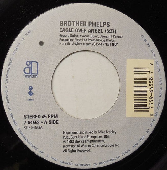 Brother Phelps : Eagle Over Angel (7", Single)