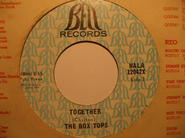 Box Tops : Turn On A Dream / Together (7", Single)