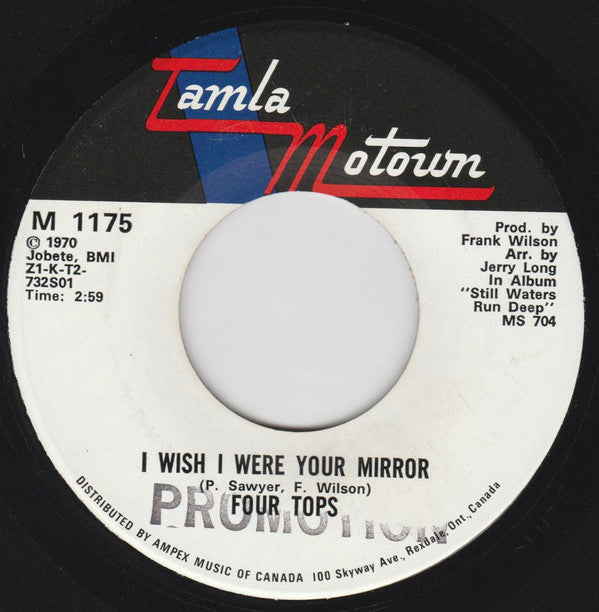 Four Tops : Just Seven Numbers (Can Straighten Out My Life) (7", Single)