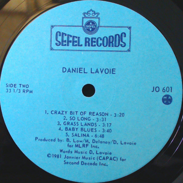 Daniel Lavoie : Cravings (LP, Album)