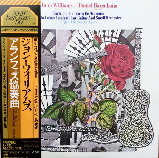 John Williams (7), Daniel Barenboim, English Chamber Orchestra - Joaquín Rodrigo / Heitor Villa-Lobos : Concierto De Aranjuez / Concerto For Guitar And Small Orchestra (LP, RE)