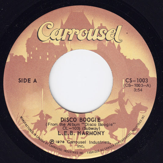 L.E.B. Harmony : Disco Boogie (7")