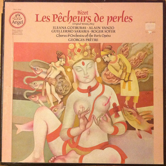 Georges Bizet, Ileana Cotrubas, Alain Vanzo, Guillermo Sarabia, Roger Soyer, Choeur National De L'Opéra De Paris & Orchestre National De L'Opéra De Paris, Georges Prêtre : Les Pêcheurs De Perles (2xLP, Quad + Box)
