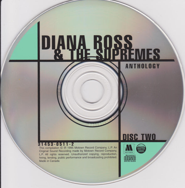 Diana Ross & The Supremes* : The Best Of Diana Ross & The Supremes (2xCD, Comp)