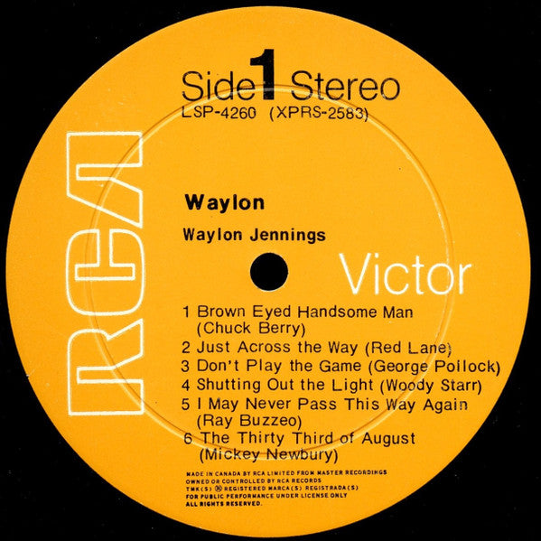 Waylon Jennings : Waylon (LP, Album)