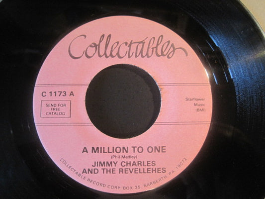 Jimmy Charles And The Revelletts : A Million To One/Hop Scotch Hop (7", M/Print, RE)
