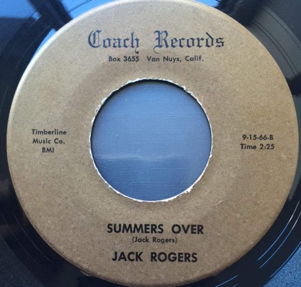 Jack Rogers : Come October / Summers Over (7")
