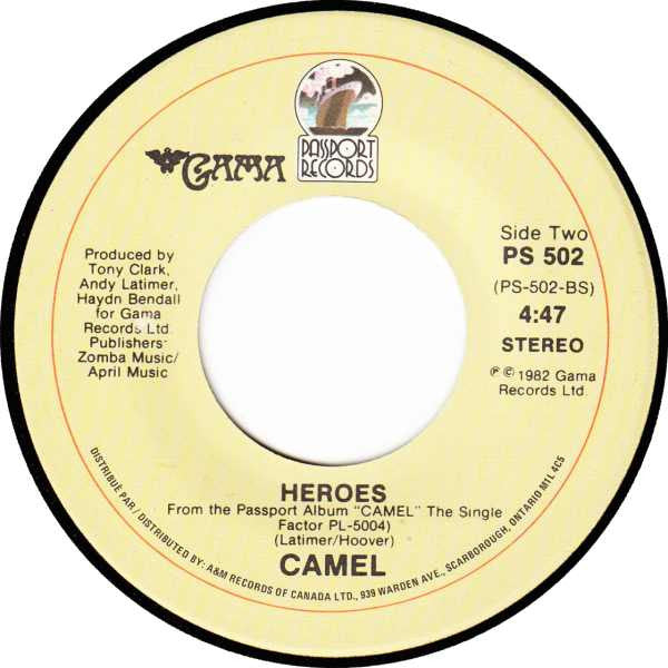 Camel : No Easy Answer (7", Single)