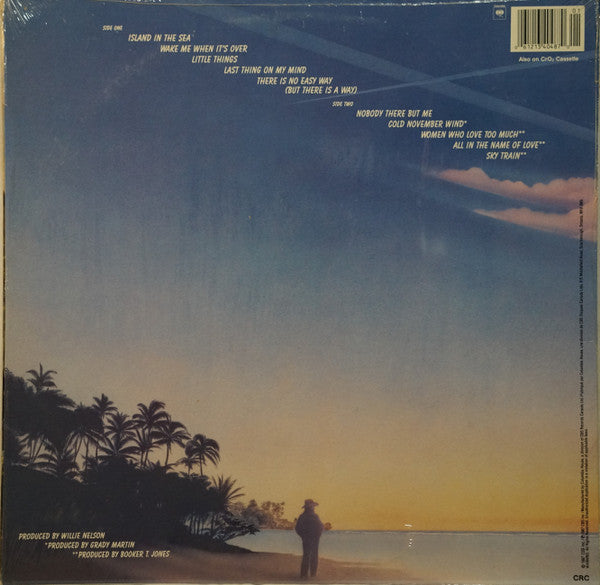 Willie Nelson : Island In The Sea (LP, Album, Club)