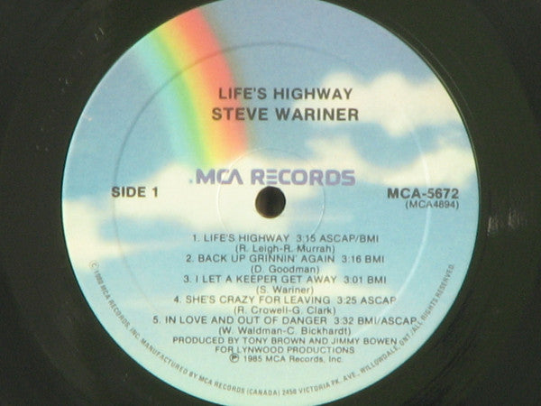 Steve Wariner : Life's Highway (LP, Album)