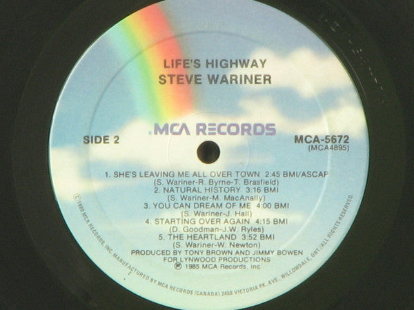 Steve Wariner : Life's Highway (LP, Album)