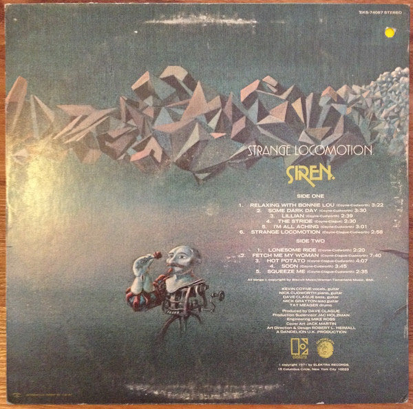 Siren (13) : Strange Locomotion (LP, Album)