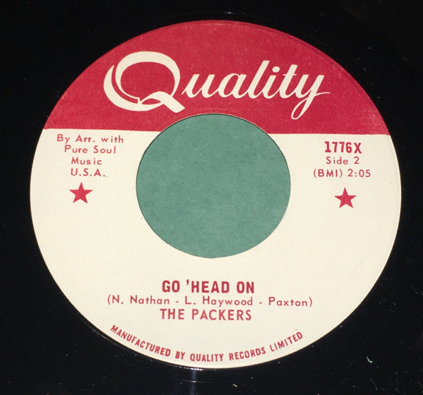 The Packers : Hole In The Wall / Go 'Head On (7")