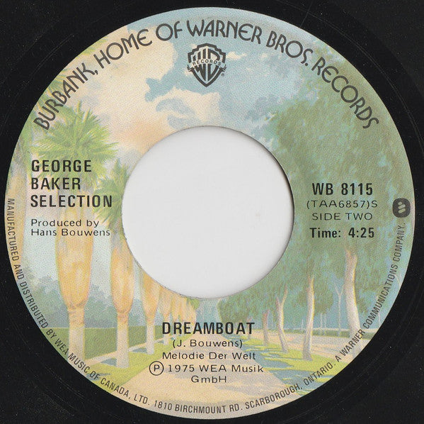 George Baker Selection : Paloma Blanca (7", Single, M/Print)