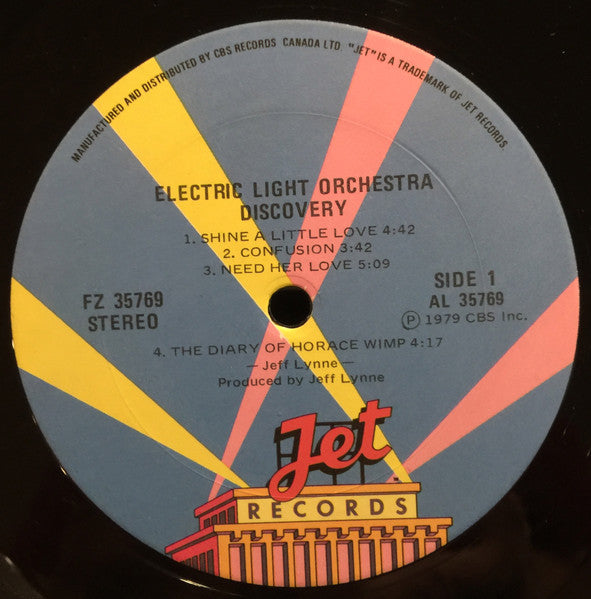 Electric Light Orchestra : Discovery (LP, Album, Gat)