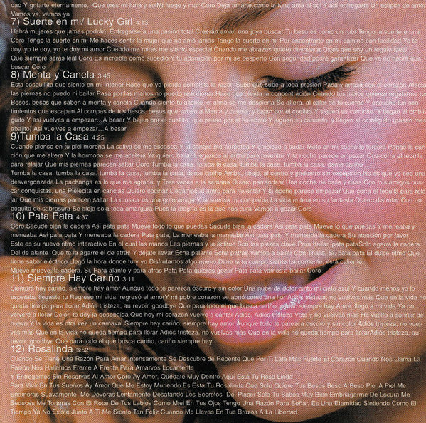 Thalía : Arrasando (CD, Album)