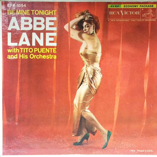 Abbe Lane With Tito Puente And His Orchestra : Be Mine Tonight (7", EP, Mono)