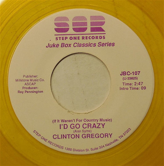 Clinton Gregory : Play, Ruby, Play (7", Single, Yel)