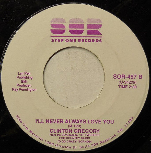 Clinton Gregory : Look Who's Needing Who (7", Single)