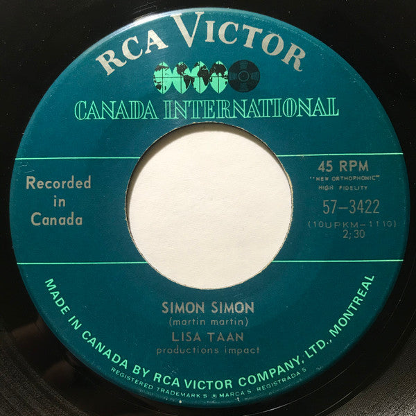 Lisa Taan : Simon Simon (7", Single)