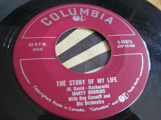 Marty Robbins : The Story Of My Life / Once-A-Week Date (7")