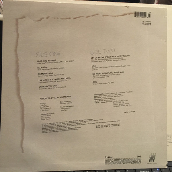 Joan Baez : Recently (LP, Album)