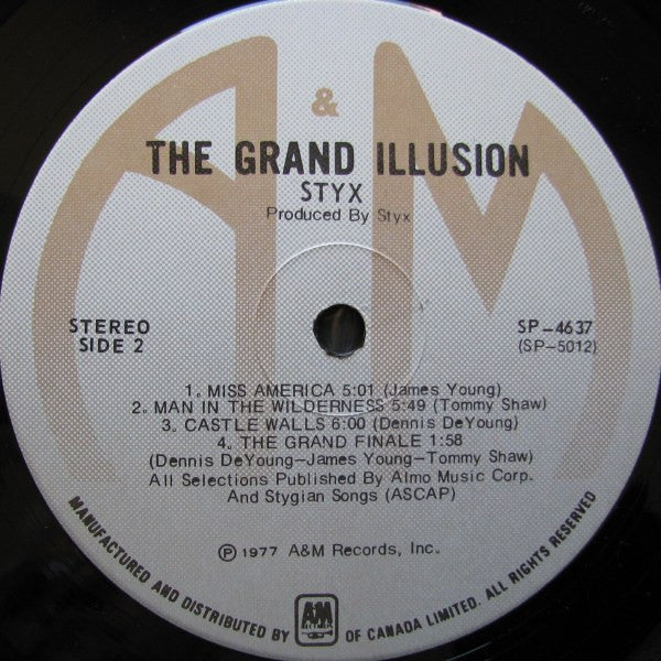 Styx : The Grand Illusion (LP, Album)