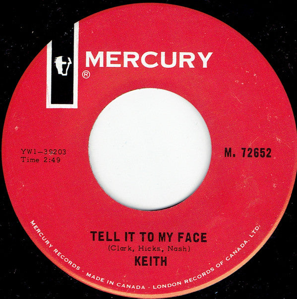 Keith (2) : Pretty Little Shy One / Tell It My Face (7")