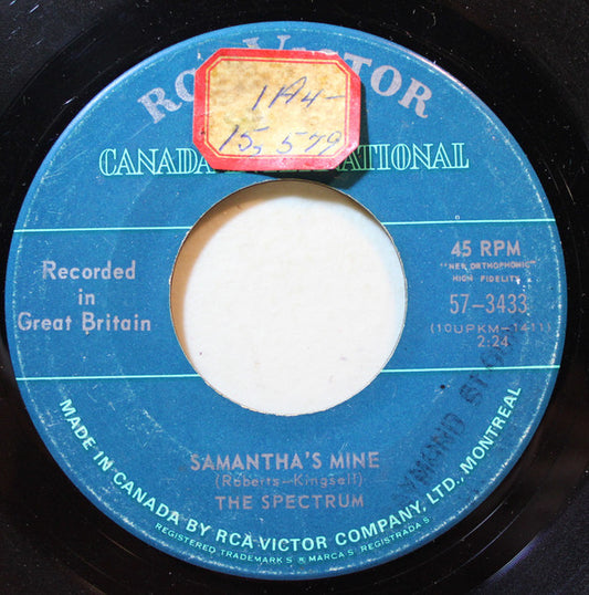 The Spectrum : Samantha's Mine  (7", Single)