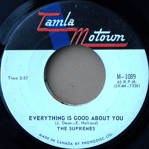 The Supremes : My World Is Empty Without You (7", Single)