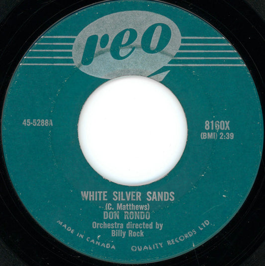 Don Rondo : White Silver Sands / Stars Fell On Alabama (7", Single)