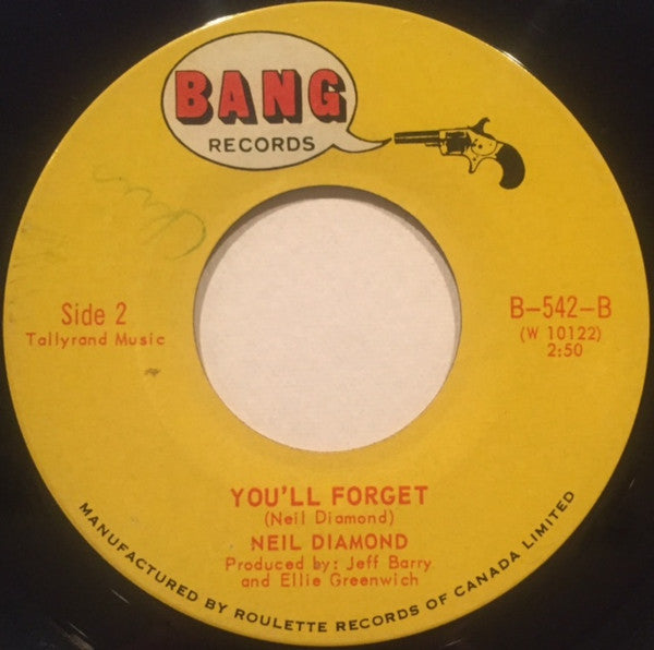 Neil Diamond : Girl, You'll Be A Woman Soon (7", Single)