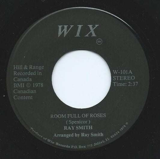 Ray Smith : Room Full Of Roses / Break-Up (7")