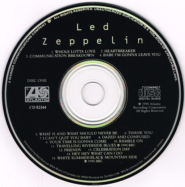 Led Zeppelin : Led Zeppelin (4xCD, RM + Box, Comp)