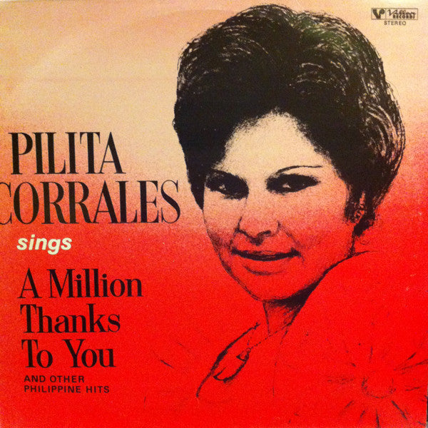 Pilita Corrales* : Pilita Corrales Sings A Million Thanks To You And Other Philippine Hits (LP)