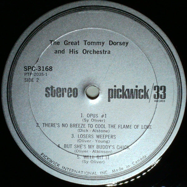 Tommy Dorsey And His Orchestra : I'm Getting Sentimental Over You (LP, Comp)