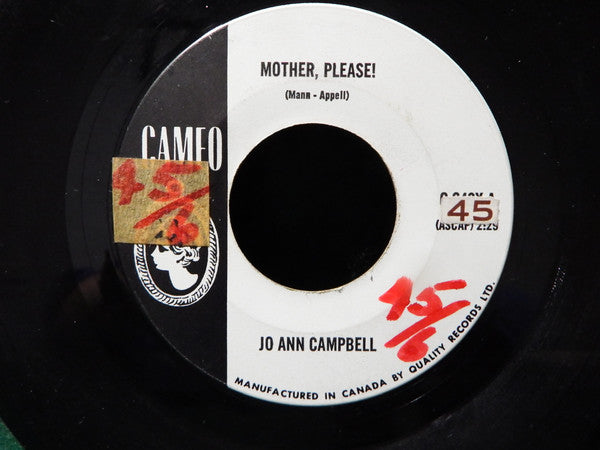 Jo Ann Campbell : Mother, Please! / Waitin' For Love (7")