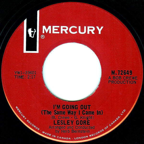 Lesley Gore : California Nights (7", Single)