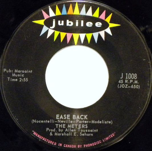 The Meters : Ease Back / Ann (7", Single)