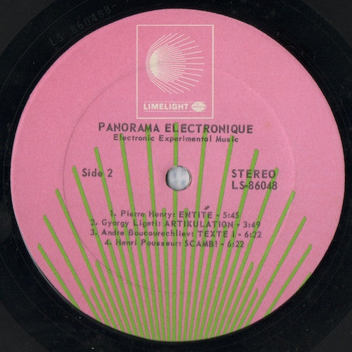 Various : Panorama Électronique: Electronic Experimental Music (LP, Album, RE)