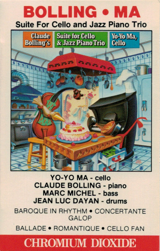 Claude Bolling, Yo-Yo Ma : Suite For Cello And Jazz Piano Trio (Cass, Album, Dol)