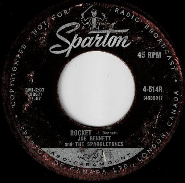 Joe Bennett And The Sparkletones : Penny Loafers And Bobby Socks / Rocket (7", Single)