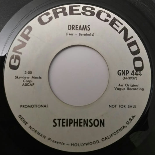 Steiphenson* : Dreams / Rainbow (7", Single, Promo)
