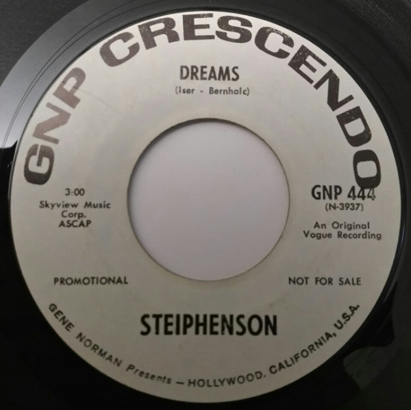 Mike Steïphenson : Dreams / Rainbow (7", Single, Promo)