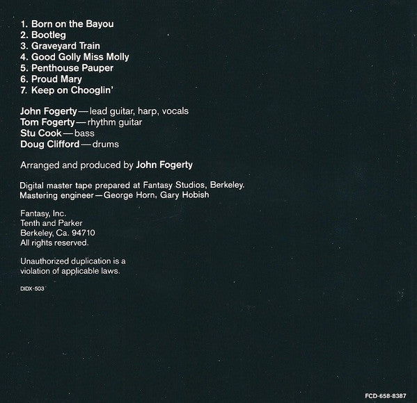 Creedence Clearwater Revival : Bayou Country (CD, Album)