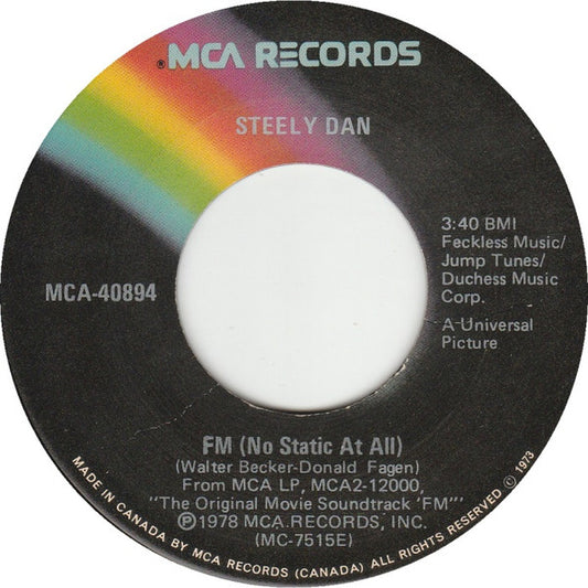 Steely Dan : FM (No Static At All) (7", Single)